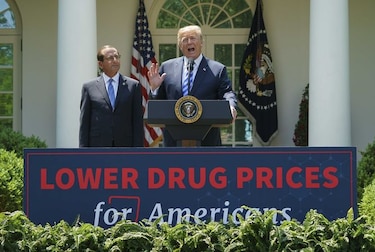 Donald Trump anuncia un programa para reducir el precio de los medicamentos