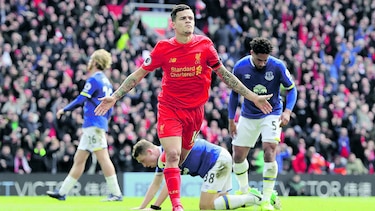 Coutinho brilló en el derbi
