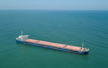 Casi sin Marina, Ucrania mantiene alejada a la flota rusa y expande el comercio marítimo
