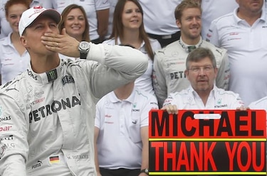 Schumacher programa darle las gracias a la afición en Alemania