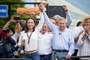 Edmundo González: El Nobel a Machado reconoce la lucha por la democracia en Venezuela