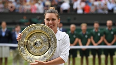 Halep derrota a Serena Williams y gana el torneo de Wimbledon