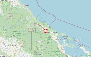 Se registra sismo y réplicas en la frontera entre Panamá y Costa Rica; no se reportan afectaciones