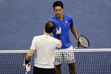 Nishikori derriba a Murray en el US Open