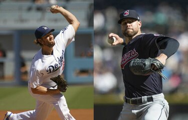 Kershaw y Kluber llegan a 18 triunfos