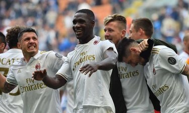 Con gol de Zapata en el último minuto, el Milan rescata empate ante Inter