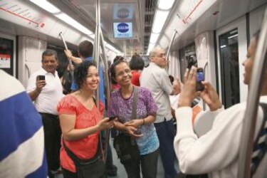 Un día de paseo en el Metro
