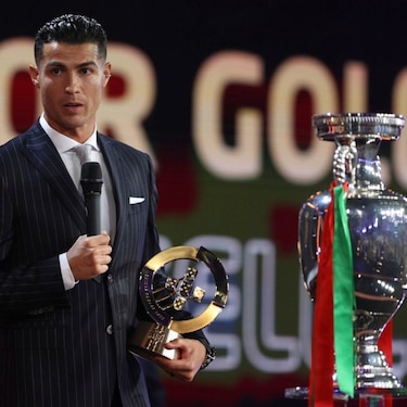 Cristiano Ronaldo, premiado y dispuesto a jugar el Mundial 2022 y la Euro 2024