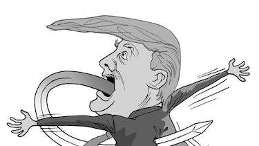 A Trump lo derrota su carácter
