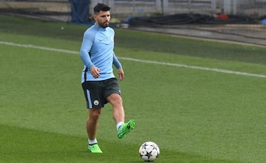 Sergio Agüero, en recuperación tras cirugía en la rodilla