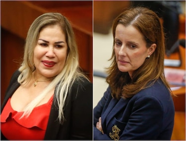 Controversia entre las diputadas Shirley Castañeda y Janine Prado por revisión de aspirantes a contralor