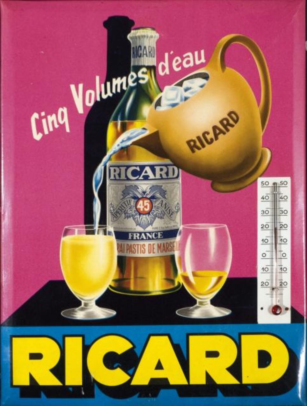 Ricard, sus botellas y su cenicero, objeto de exposición en París | La ...