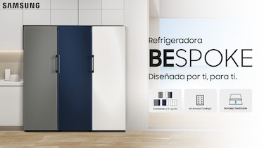 Sorpréndete con la nueva refrigeradora BESPOKE de Samsung: diseñada por ti, para ti.