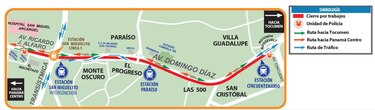 Cerrarán dos carriles de la avenida Domingo Díaz por trabajos en el Metro de Panamá