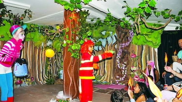 Tres espectáculos en un escenario