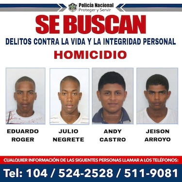 Divulgan lista de los 20 más buscados en la provincia de Colón
