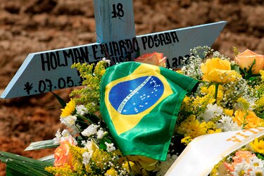 Nuevo récord de muertos por coronavirus en Brasil: 1.910 en 24 horas