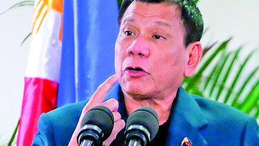 Incertidumbre por palabras de Duterte