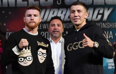 Canelo Álvarez y Golovkin se disputan el título de favorito entre mexicanos