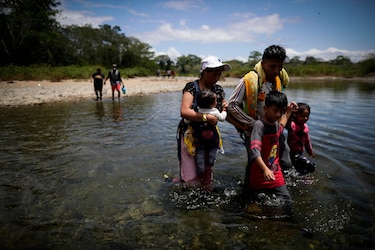 Tapón del Darién: 101 mil niños cruzaron la selva en cinco años