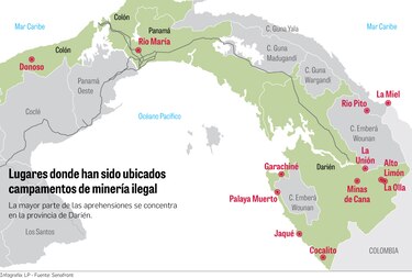Río Chagres, Guna Yala y Darién están bajo la lupa por minería ilegal tras captura de colombianos