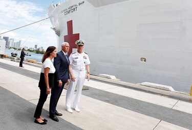 Buque hospital de Estados Unidos atenderá crisis migratoria venezolana en Latinoamérica