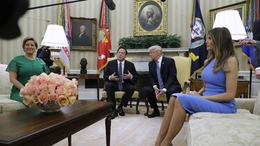 Sin declaraciones finaliza la reunión Varela-Trump en Washington