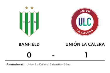 Unión La Calera vence a Banfield de visitante