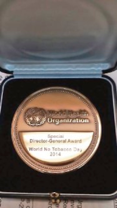 La OMS premia a Panamá por su lucha antitabaco