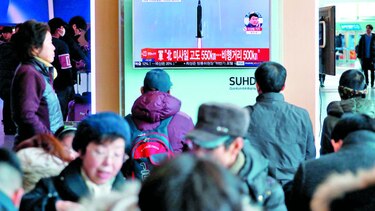Corea del Norte disparó un misil balístico