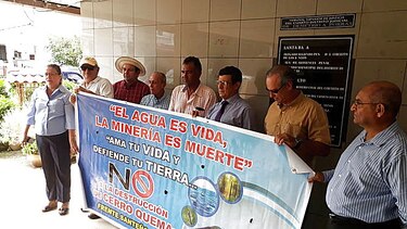 Ambientalistas apoyan a santeño demandado por Minera Cerro Quema