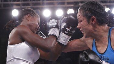 Zayda Mosquera perdió, pero dejó su huella en el rostro de la campeona Jackie Navas