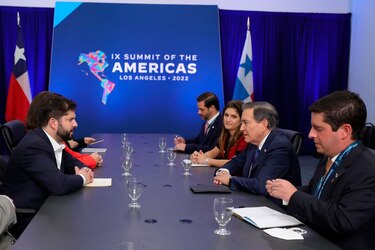 Cortizo se reunió con el mandatario chileno Gabriel Boric