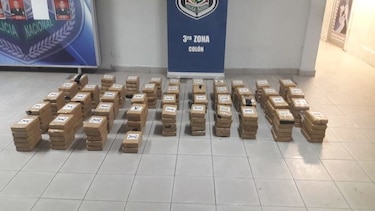 Decomisan 217 paquetes de droga en Colón
