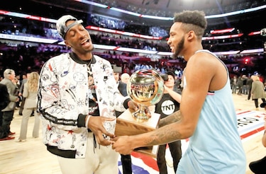 Jones Jr., Hield y Adebayo triunfan en concursos