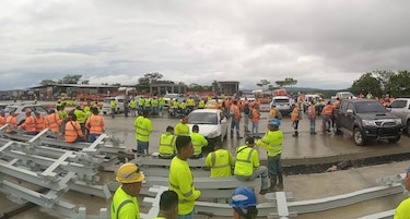 Paro en la construcción frena avance de la Línea 3 del Metro en Panamá Oeste