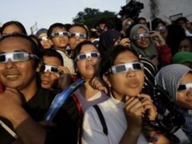 Eclipse total de Sol sobre Indonesia