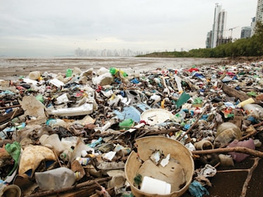 Cada hora, 11 toneladas de basura van a las  costas  y mares del país  