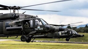 Desaparece en Colombia helicóptero militar con cuatro ocupantes