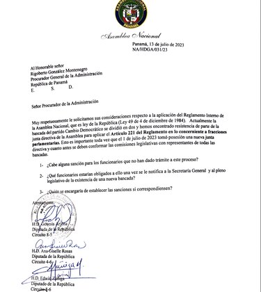 Conformación de la bancada ‘romulista’ revuelve a la Asamblea