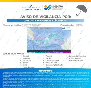 Lluvias y tormentas: extienden aviso de vigilancia a nivel nacional