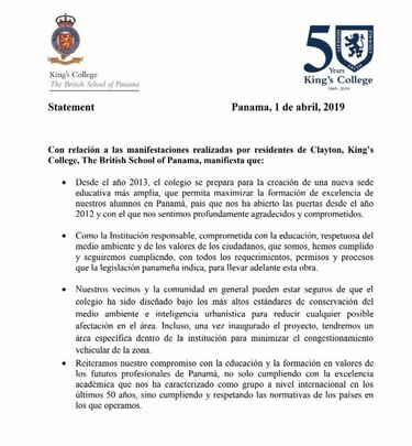 Vecinos de Clayton marchan en defensa de los bosques