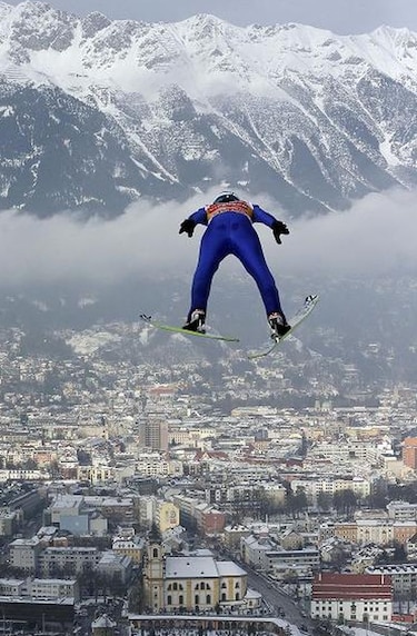 El cielo es el límite en competencia de trampolines