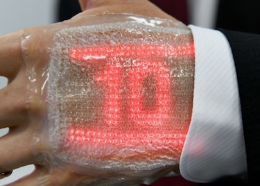 Inventan una pantalla de LED comparable con una segunda piel
