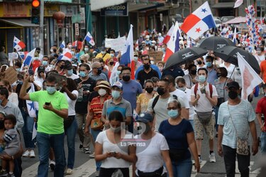 Sociedad civil marcha contra las reformas electorales aprobadas por la Asamblea Nacional