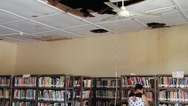 Por daños en estructura de edificio deja de funcionar biblioteca pública en Las Tablas