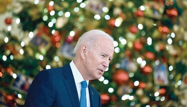 Las gris Navidad de Joe Biden