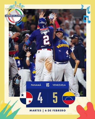 Venezuela le quita el invicto a Panamá en la Serie del Caribe 2024
