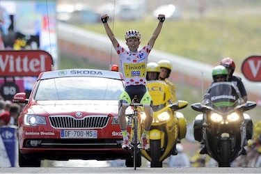Majka gana en Pirineos; Nibali se consolida y Valverde sigue en carrera