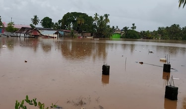 Frente frío deja cerca de 70 familias afectadas en la costa arriba de Colón